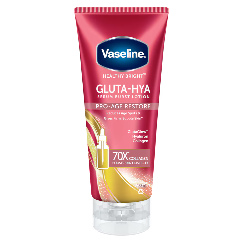 Vaseline Gluta-Hya Serum Burst Lotion Pro-Age Restore