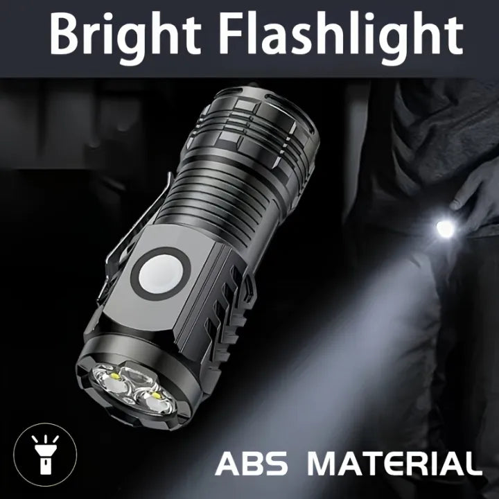 Cheerful Shark Rechargeable Mini LED Flashlight