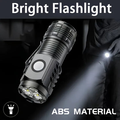 Cheerful Shark Rechargeable Mini LED Flashlight