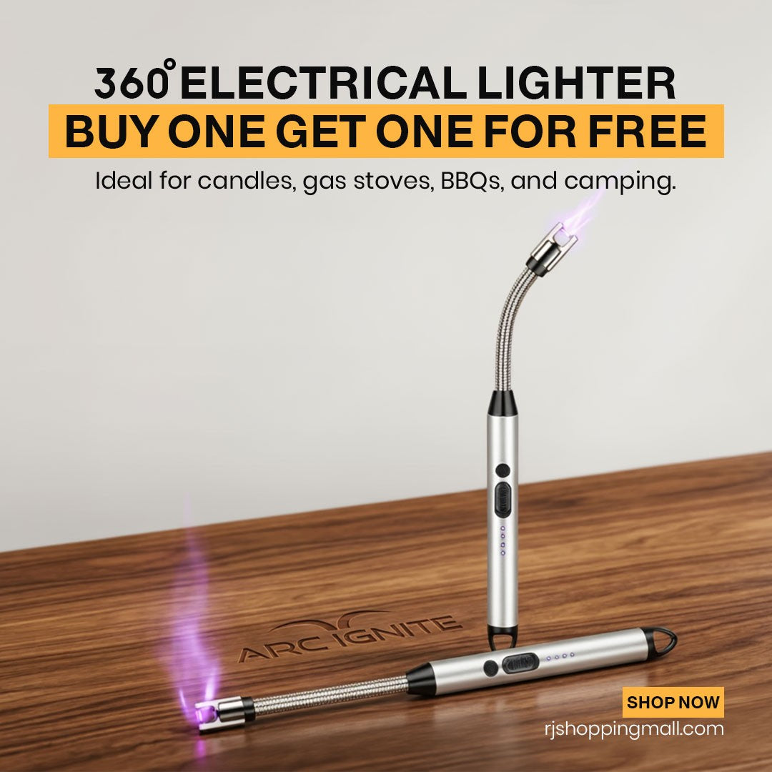 Flexible Arc Lighter 360° | USB-C Rechargeable Buy 1 Get 1 Free