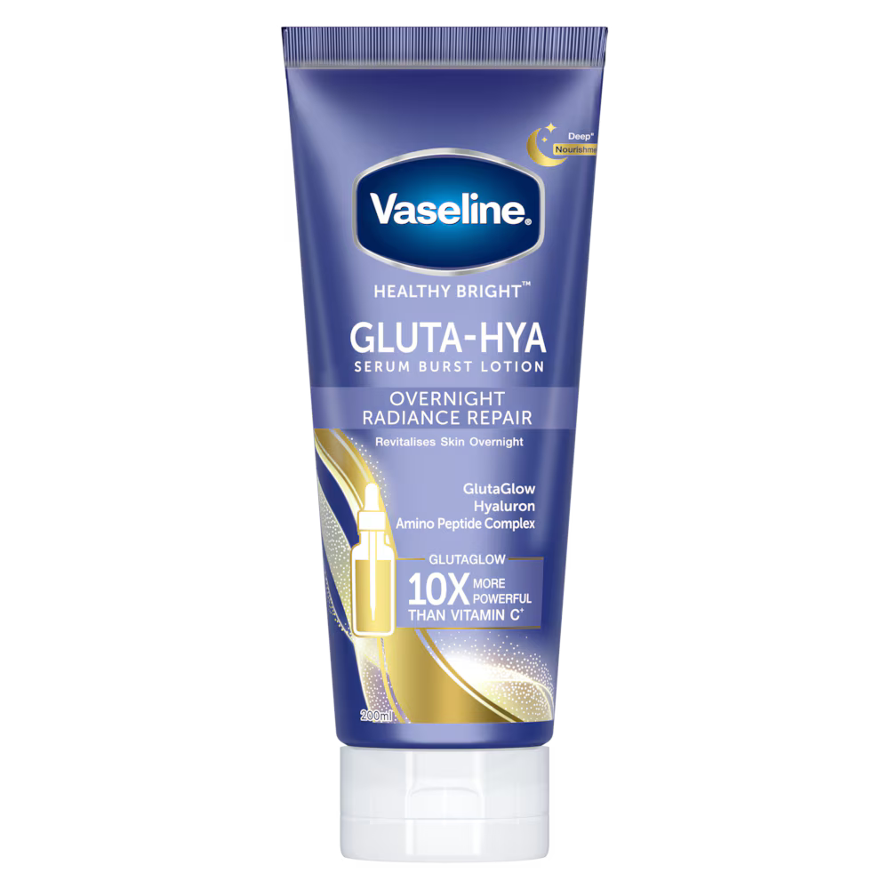 Vaseline Gluta-Hya Serum Burst Lotion Overnight Radiance Repair