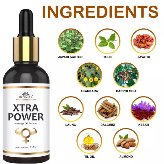 XTRA POWER Massage Oil for Men