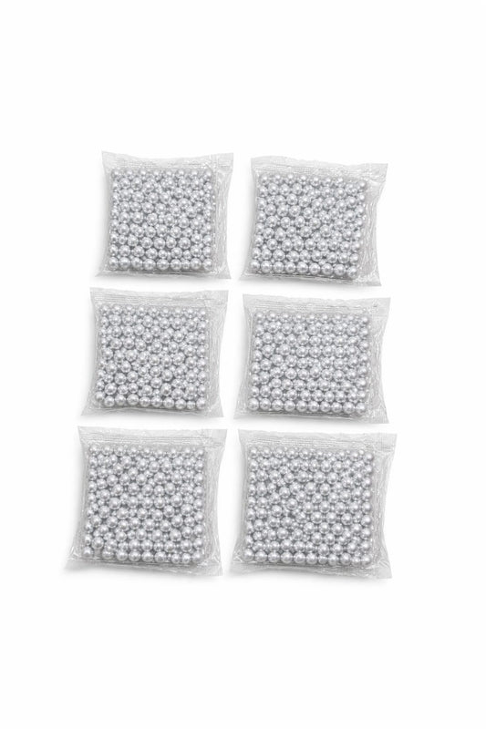 Silver Plastic BB Bullets (6 Pack Set)