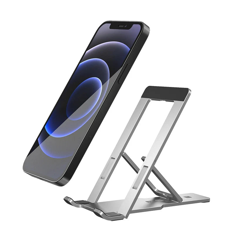 Compro™ Folding Adjustable Mobile Stand + Tablet/Phone Holder