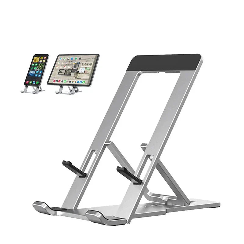 Compro™ Folding Adjustable Mobile Stand + Tablet/Phone Holder