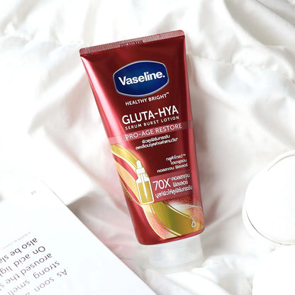 Vaseline Gluta-Hya Serum Burst Lotion Pro-Age Restore